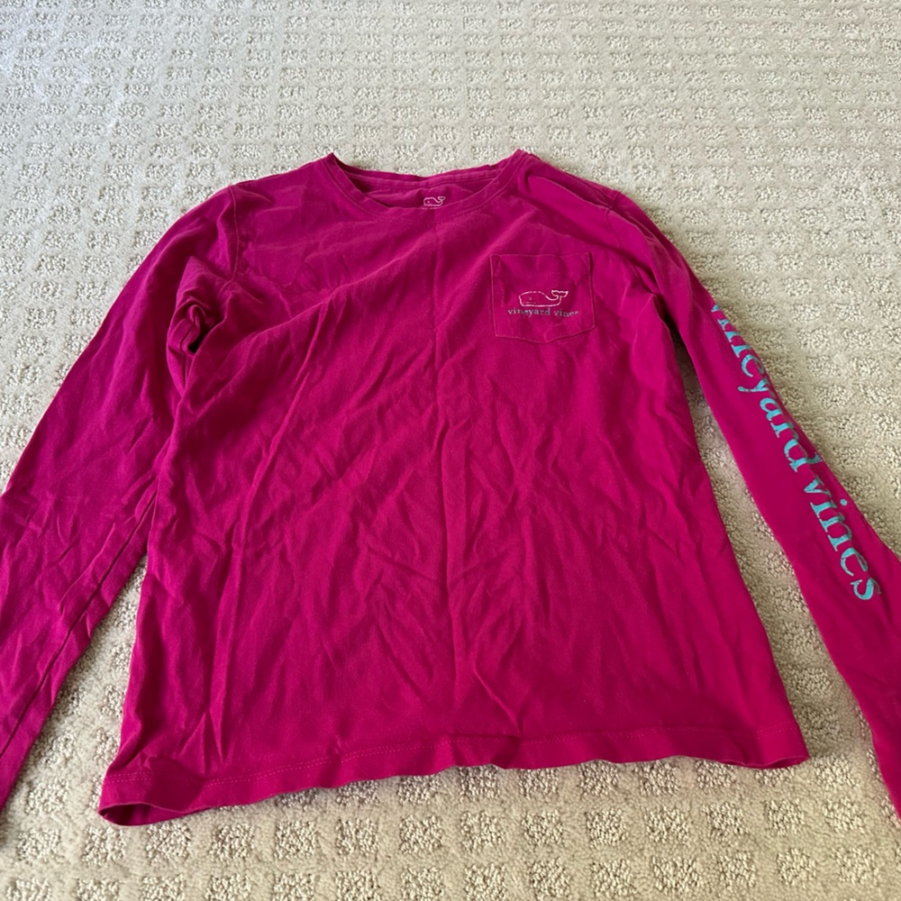 LIKE NEW Vineyard Vines Girls Long Sleeve Medium (10/12)